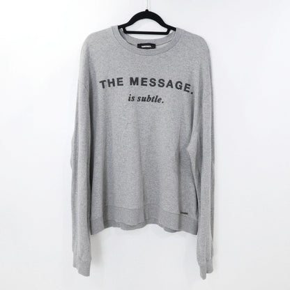 【中古】DIESEL | ディーゼル スウェット グレー