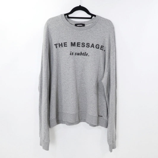 【中古】DIESEL | ディーゼル スウェット グレー
