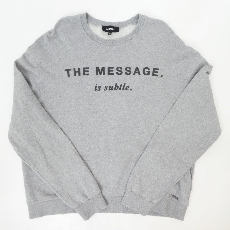 【中古】DIESEL | ディーゼル スウェット グレー