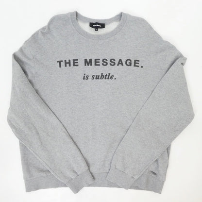 【中古】DIESEL | ディーゼル スウェット グレー