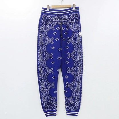 【中古】AMIRI | アミリ Bandana B-Ball ジャカード パンツ ネイビー サイズ：M