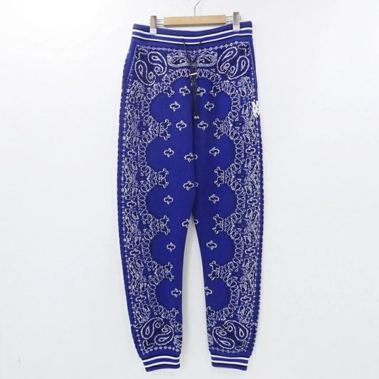【中古】AMIRI | アミリ Bandana B-Ball ジャカード パンツ ネイビー サイズ：M