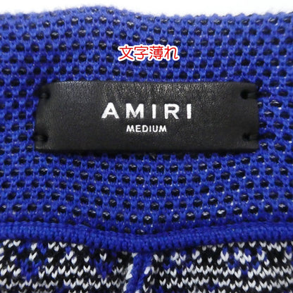 【中古】AMIRI | アミリ Bandana B-Ball ジャカード パンツ ネイビー サイズ：M