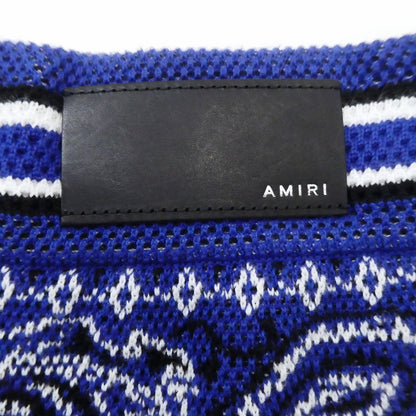 【中古】AMIRI | アミリ Bandana B-Ball ジャカード パンツ ネイビー サイズ：M
