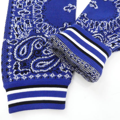 【中古】AMIRI | アミリ Bandana B-Ball ジャカード パンツ ネイビー サイズ：M
