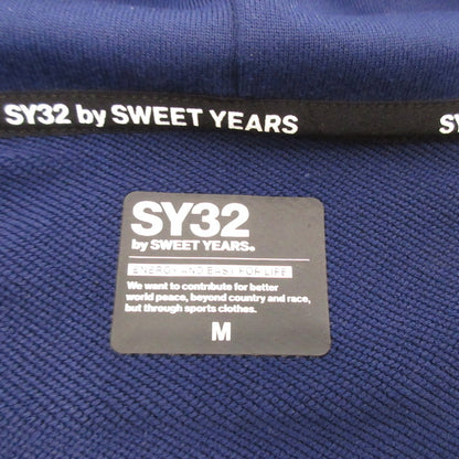 【中古】SY32 by SWEET YEARS | エスワイサーティーツーバイスウィートイヤーズ ACTIVE ZIPHOODIE パーカー ネイビー サイズ：M
