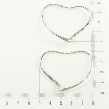 【中古】Tiffany&co | ティファニー オープンハートフープ ピアス 60020129