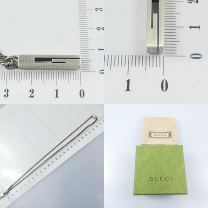 【中古】GUCCI | グッチ ブランデッドGバー ネックレス 225055