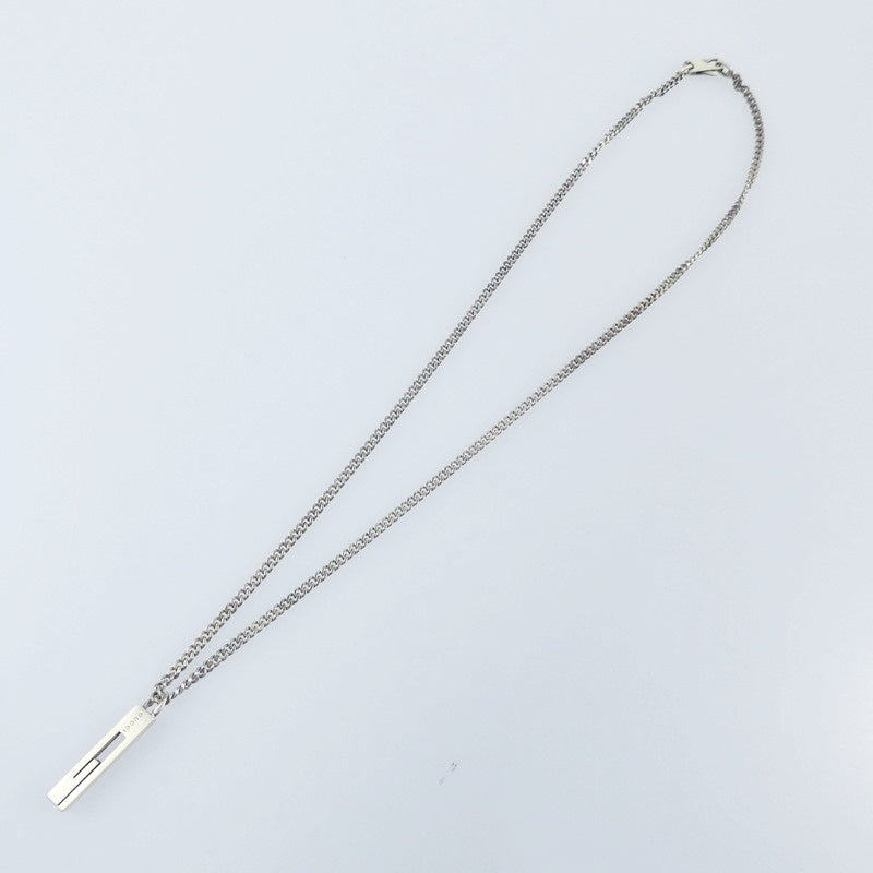 【中古】GUCCI | グッチ ブランデッドGバー ネックレス 225055