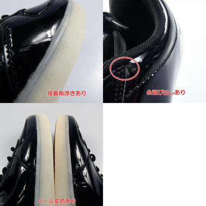 【中古】 BLACK LAMINATED POP スニーカー US8.5(26.5cm程度) ブラック