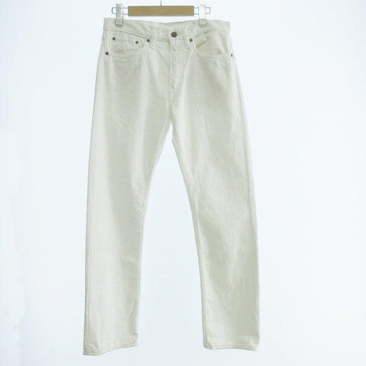 【中古】orSlow | オアスロウ 107W MEN'S IVY FIT JEANS デニムパンツ 107W ホワイト サイズ：S