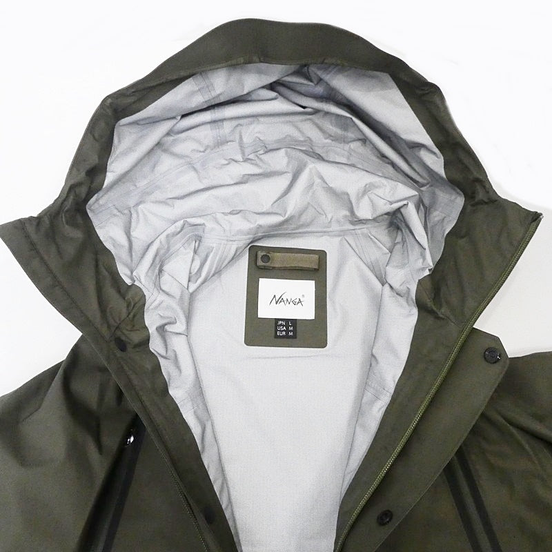 【中古】NANGA | ナンガ AURORA 3LAYER FIELD SHELL PARKA マウンテンパーカー カーキ サイズ：L