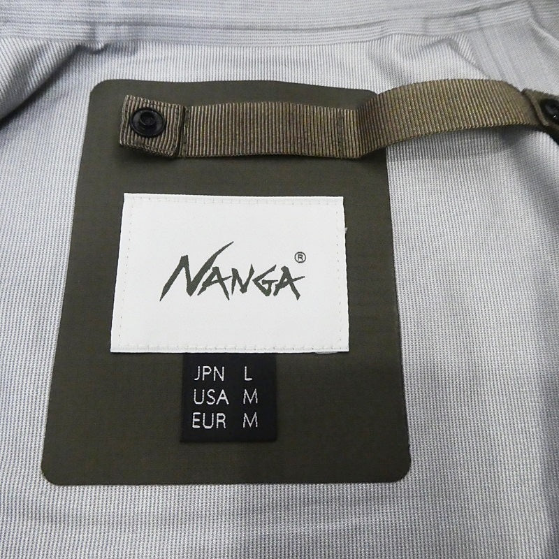 【中古】NANGA | ナンガ AURORA 3LAYER FIELD SHELL PARKA マウンテンパーカー カーキ サイズ：L
