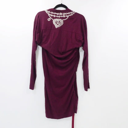 【中古】Vivienne Westwood Red Label | ヴィヴィアンウエストウッド レッドレーベル オーブプリントロングカットソー ワンピース 16-03-532002 サイズ：2