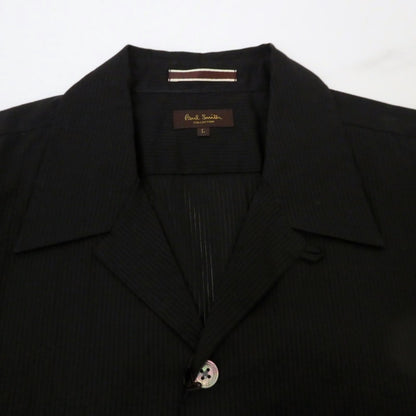 【中古】Paul Smith | ポール・スミス Seeahand 半袖シャツ 124182 ブラック サイズ：L
