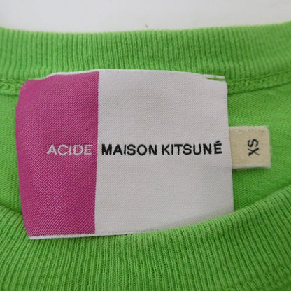 【中古】MAISON KITSUNE | メゾンキツネ 半袖Ｔシャツ グリーン サイズ：XS