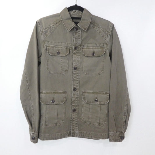 【中古】G-STAR | ジースター 長袖シャツ カーキ