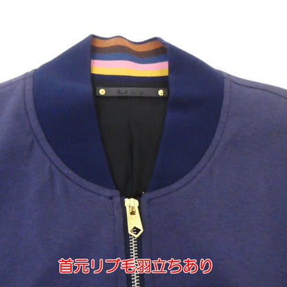 【中古】Paul Smith | ポール・スミス ZIP UP SHORT BLOUSON ブルゾン 183052 680RS ネイビー サイズ：L