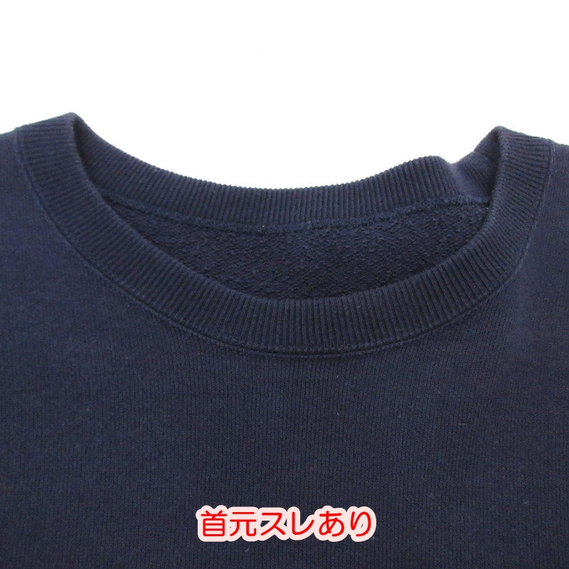 【中古】BRU NA BOINNE | ブルーナボイン 子煩悩レスラーワンホ?イントカレッシ?スエット2号 スウェット ネイビー