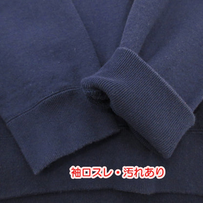 【中古】BRU NA BOINNE | ブルーナボイン 子煩悩レスラーワンホ?イントカレッシ?スエット2号 スウェット ネイビー