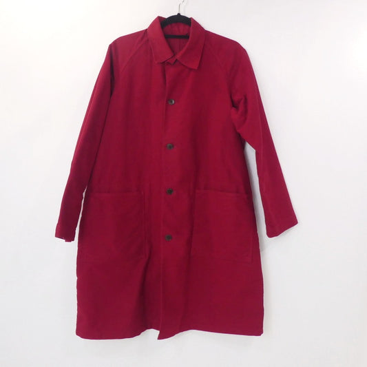 【中古】BRU NA BOINNE | ブルーナボイン ステンカラーコート レッド