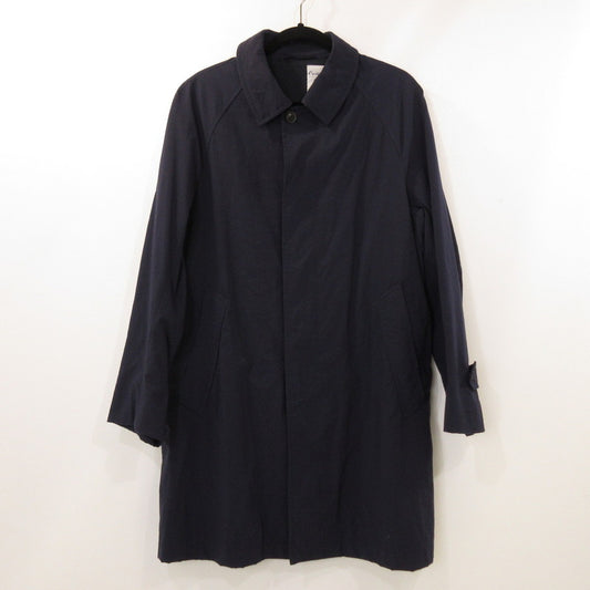 【中古】ORCIVAL | オーシバル ステンカラーコート 2016S/S ネイビー
