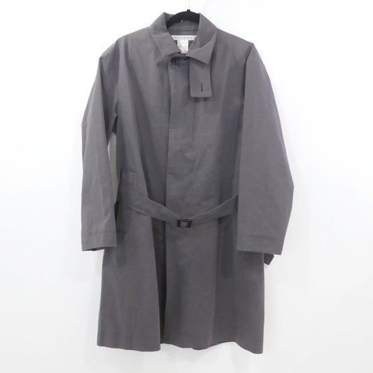 【中古】EEL | イール ステンカラーコート チャコールグレー サイズ：S