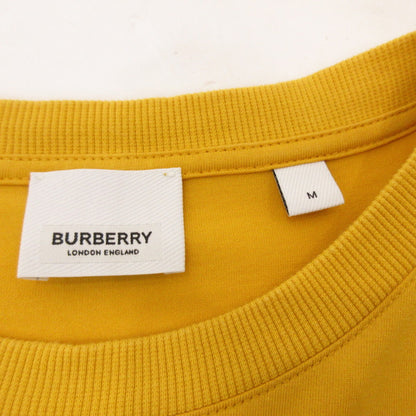 【中古】BURBERRY London England | バーバリーロンドンイングランド ロゴプリントコットンジャージーTシャツ 半袖Ｔシャツ 8065396 イエロー サイズ：M