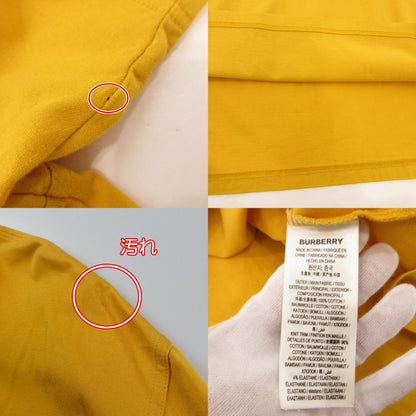 【中古】BURBERRY London England | バーバリーロンドンイングランド ロゴプリントコットンジャージーTシャツ 半袖Ｔシャツ 8065396 イエロー サイズ：M