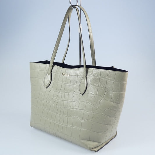 【中古】Furla | フルラ ERA TOTE BAG MEDIUM トートバッグ WB00449 KO0000 グレー
