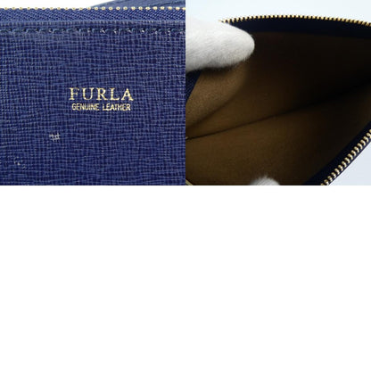【中古】Furla | フルラ STACY MINI DRAWSTRING ハンドバッグ ネイビー