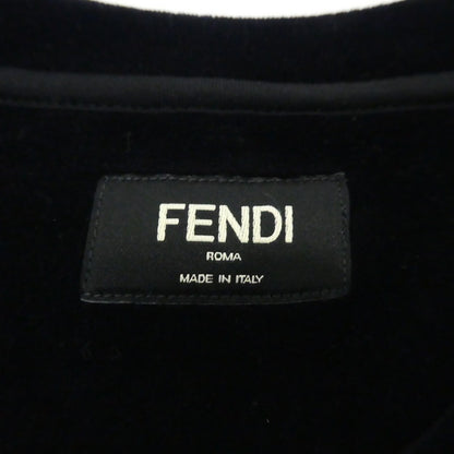 【中古】FENDI | フェンディ ブラックピケFFロゴ 半袖Ｔシャツ FY0936 AHCA ブラック サイズ：S