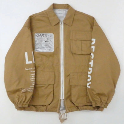 【中古】BlackWeirdos | ブラックウィドーブラックウィドゥ Droog Army Jacket ミリタリージャケット 20AW-JK01 ベージュ サイズ：M