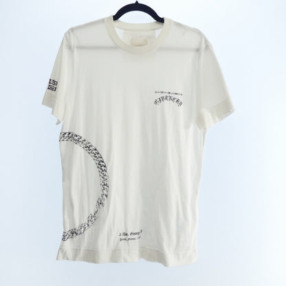 【中古】GIVENCHY | ジバンシィ SYMBOL CIRCLE CHAIN SLIM FIT T-SHIRT 半袖Ｔシャツ BM716C3Y6B ホワイト サイズ：S