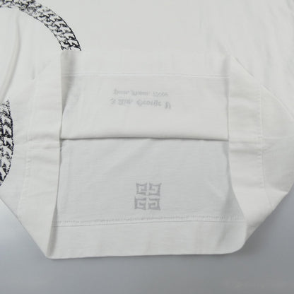 【中古】GIVENCHY | ジバンシィ SYMBOL CIRCLE CHAIN SLIM FIT T-SHIRT 半袖Ｔシャツ BM716C3Y6B ホワイト サイズ：S