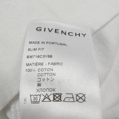 【中古】GIVENCHY | ジバンシィ SYMBOL CIRCLE CHAIN SLIM FIT T-SHIRT 半袖Ｔシャツ BM716C3Y6B ホワイト サイズ：S