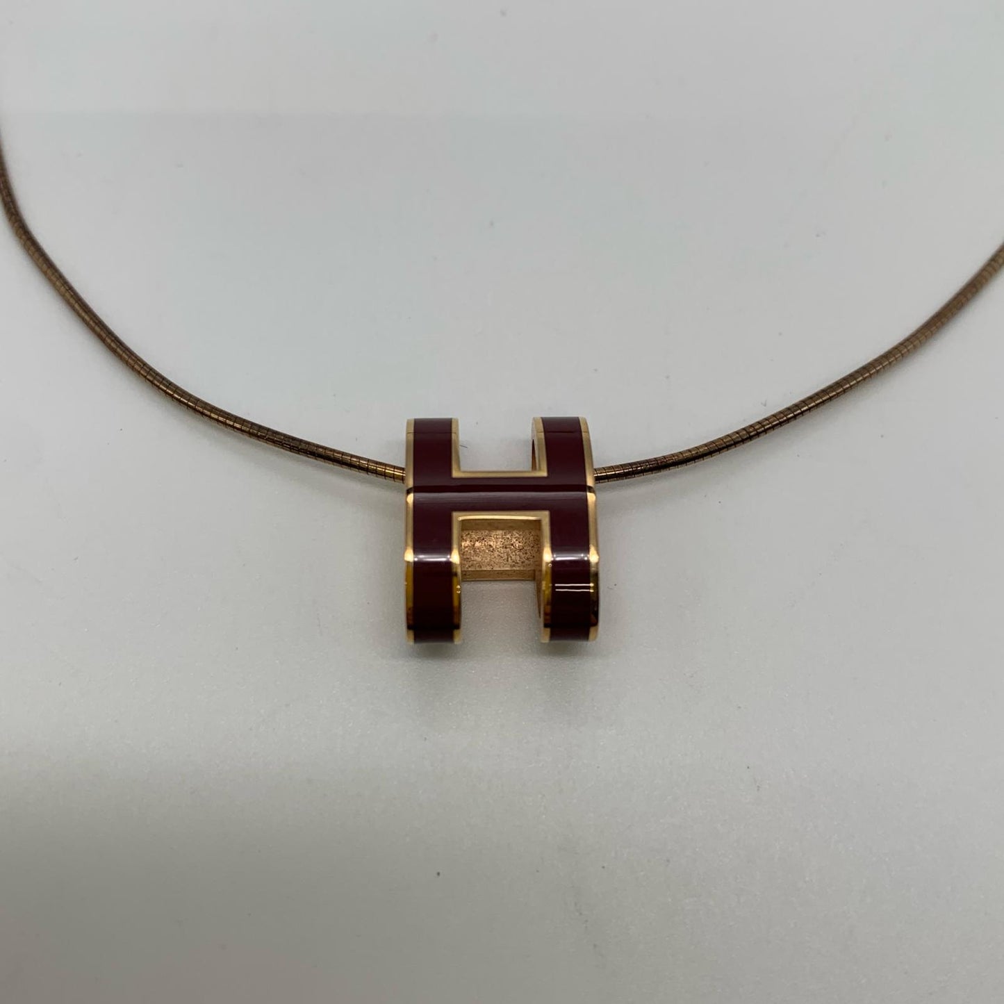 HERMES | エルメス ポップアッシュHロゴ ネックレス【姫路東店】