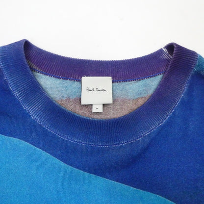 【中古】Paul Smith | ポール・スミス Abstract Paint クルーネックニット セーター 133454 834X サイズ：M