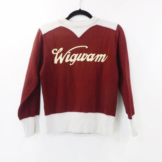 【中古】FREEWHEELERS | フリーホイーラーズ SLEEVE COLORED TRIMED SWEAT SHIRTS スウェット サイズ：36