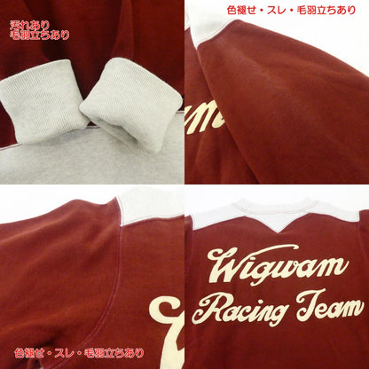 【中古】FREEWHEELERS | フリーホイーラーズ SLEEVE COLORED TRIMED SWEAT SHIRTS スウェット サイズ：36