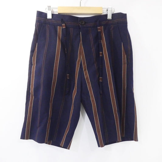 【中古】Paul Smith | ポール・スミス ビッグストライプ ショートパンツ 113110 770U ネイビー サイズ：S