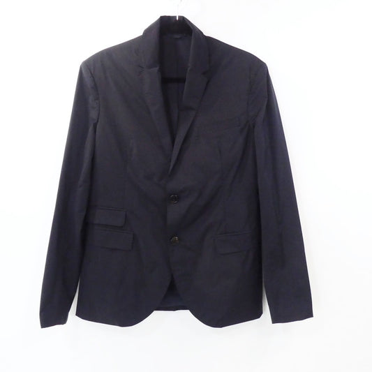 【中古】NEIL BARRETT | ニールバレット MATT NYLON STRETCH JACKET ナイロンジャケット PBGI98F A019 ネイビー サイズ：46