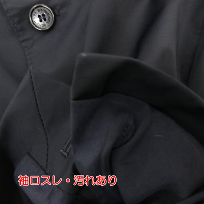 【中古】NEIL BARRETT | ニールバレット MATT NYLON STRETCH JACKET ナイロンジャケット PBGI98F A019 ネイビー サイズ：46