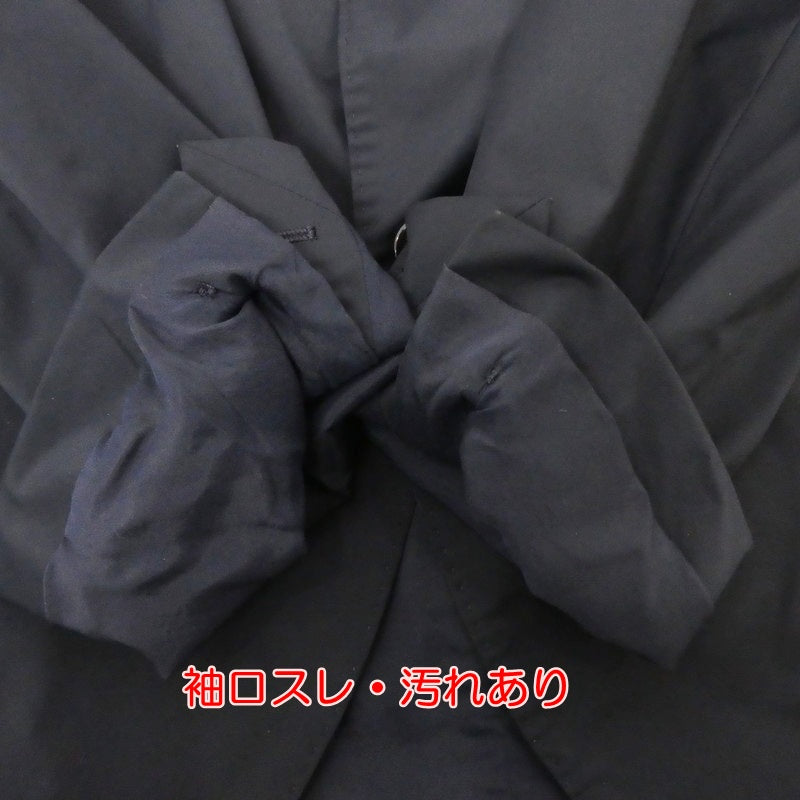 【中古】NEIL BARRETT | ニールバレット MATT NYLON STRETCH JACKET ナイロンジャケット PBGI98F A019 ネイビー サイズ：46