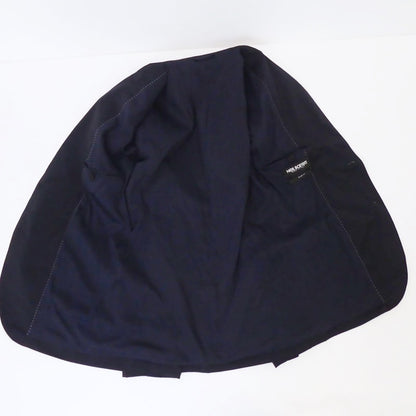 【中古】NEIL BARRETT | ニールバレット MATT NYLON STRETCH JACKET ナイロンジャケット PBGI98F A019 ネイビー サイズ：46