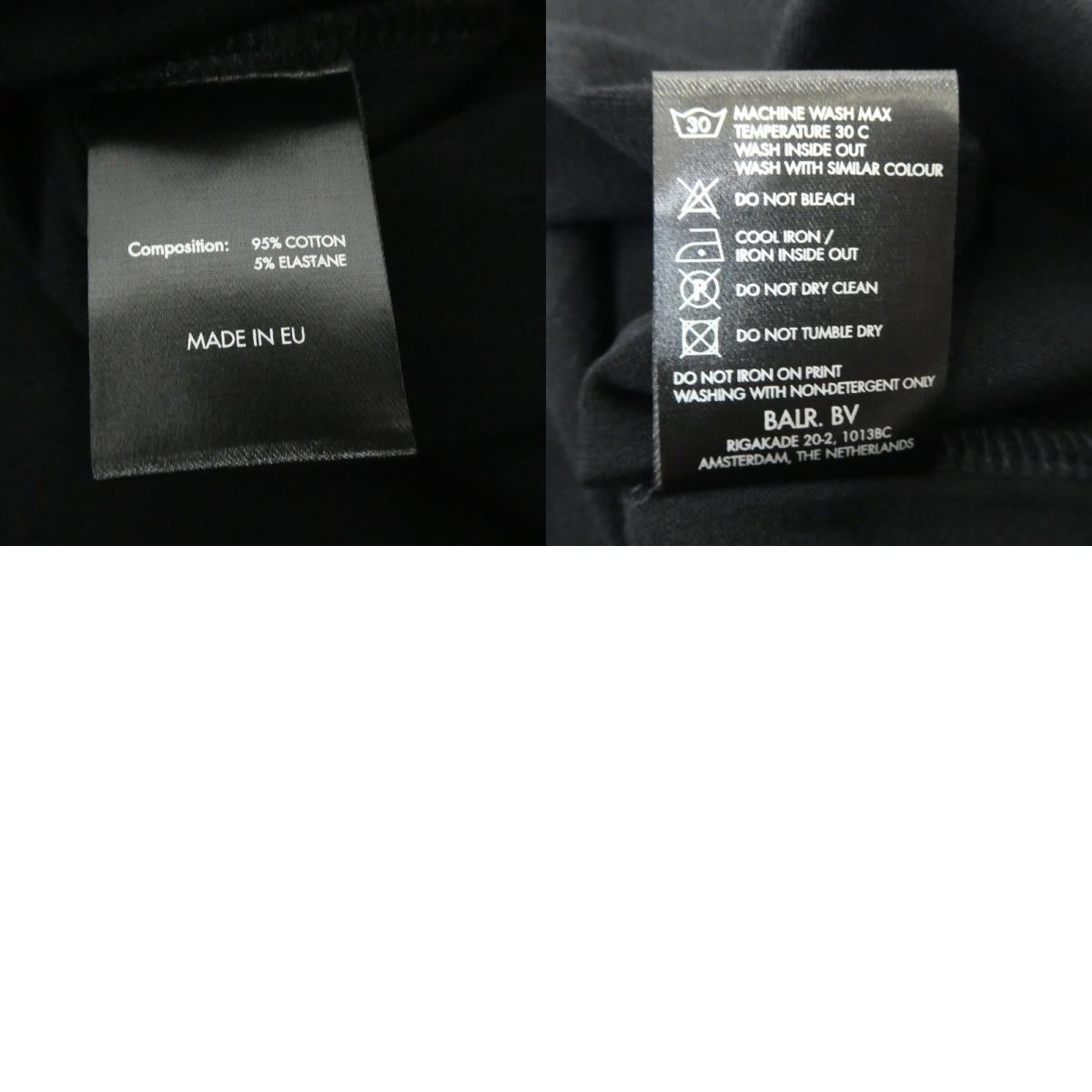 【中古】BALR. | ボーラー Brand Athletic T-Shirt 半袖Ｔシャツ B10001 ブラック サイズ：S