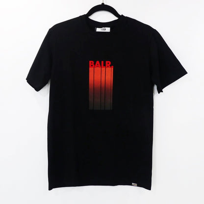 【中古】BALR. | ボーラー OLAF STRAIGHT BALR. LOGO GRADIENT T-SHIRT 半袖Ｔシャツ B1112 1088 ブラック サイズ：S