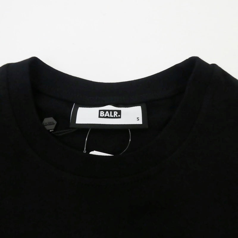 【中古】BALR. | ボーラー OLAF STRAIGHT BALR. LOGO GRADIENT T-SHIRT 半袖Ｔシャツ B1112 1088 ブラック サイズ：S