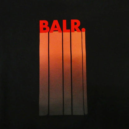 【中古】BALR. | ボーラー OLAF STRAIGHT BALR. LOGO GRADIENT T-SHIRT 半袖Ｔシャツ B1112 1088 ブラック サイズ：S