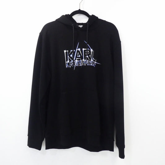 【中古】KARL LAGERFELD | カールラガーフェルド パーカー 705082-531900 ブラック サイズ：XL